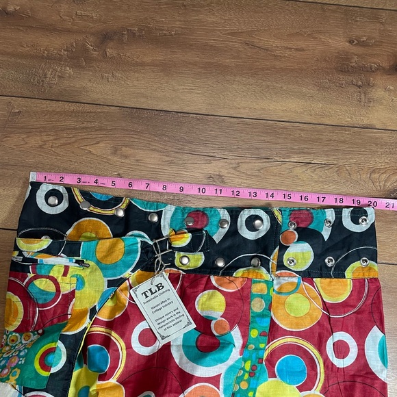 NWT- TLB Circular Design Wrap Skirt - Picture 12 of 14